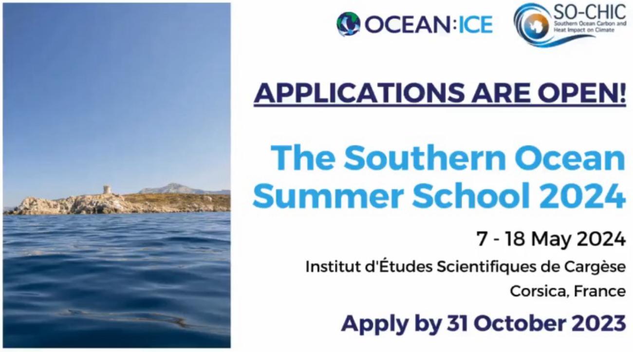 Southern Ocean Summer School 2024