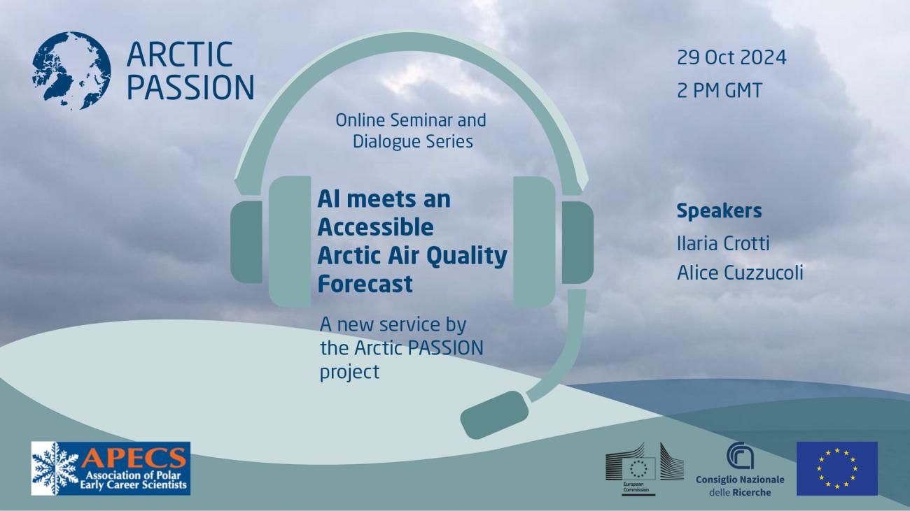 Arctic PASSION Webinar: Artificial Intelligence meets an Accessible Arctic Air Quality Forecast
