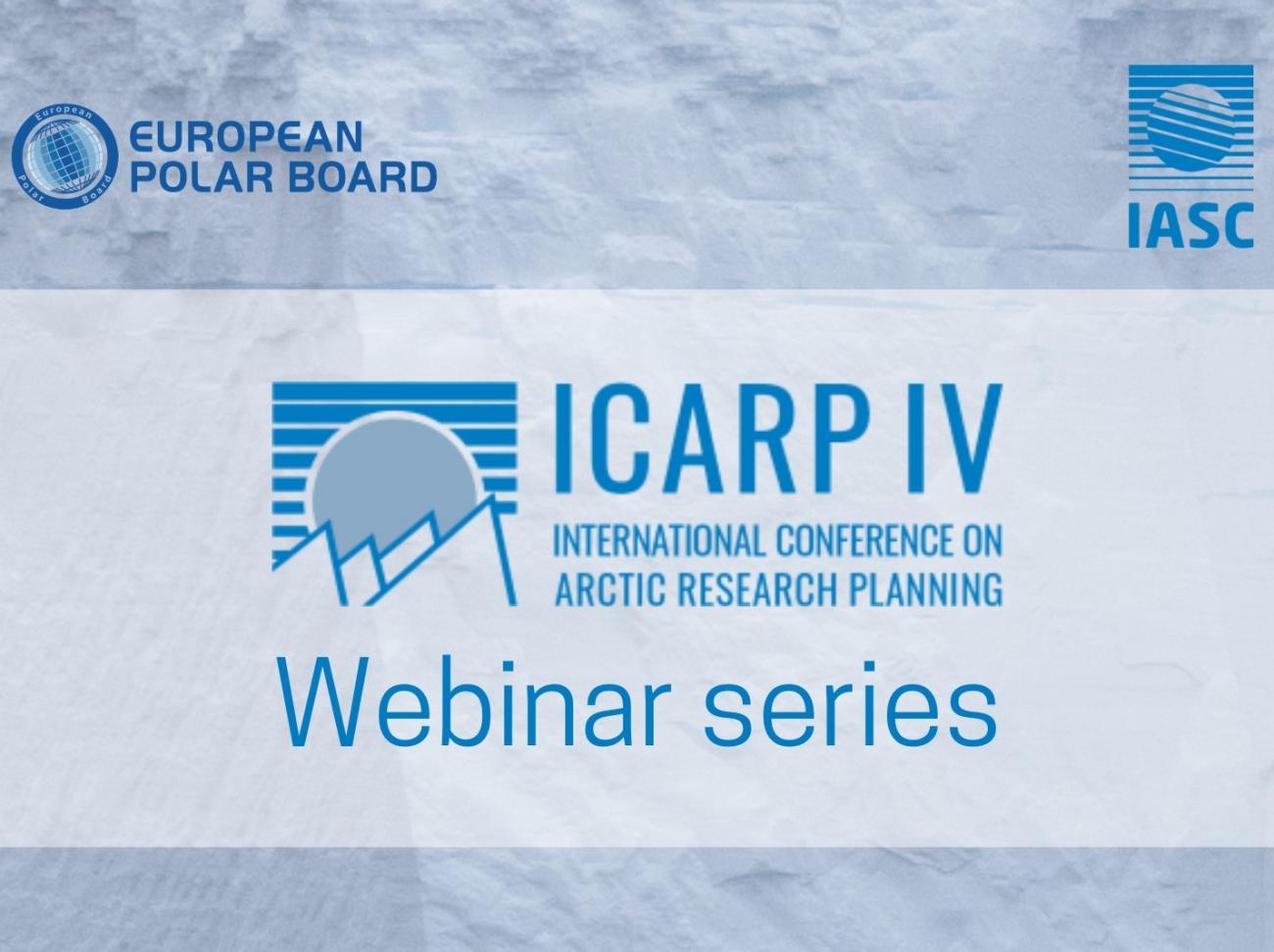 ICARP IV Webinar series coming up!