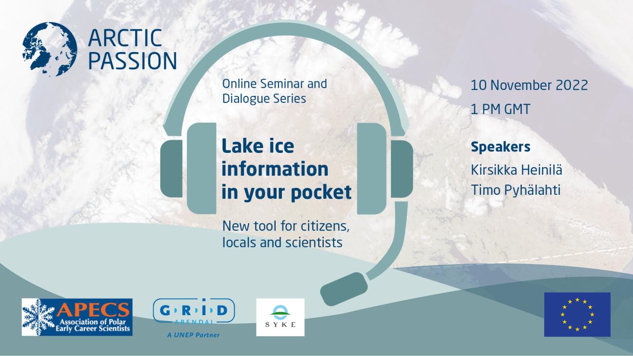 Arctic PASSION Webinar: Lake ice information service for your pocket